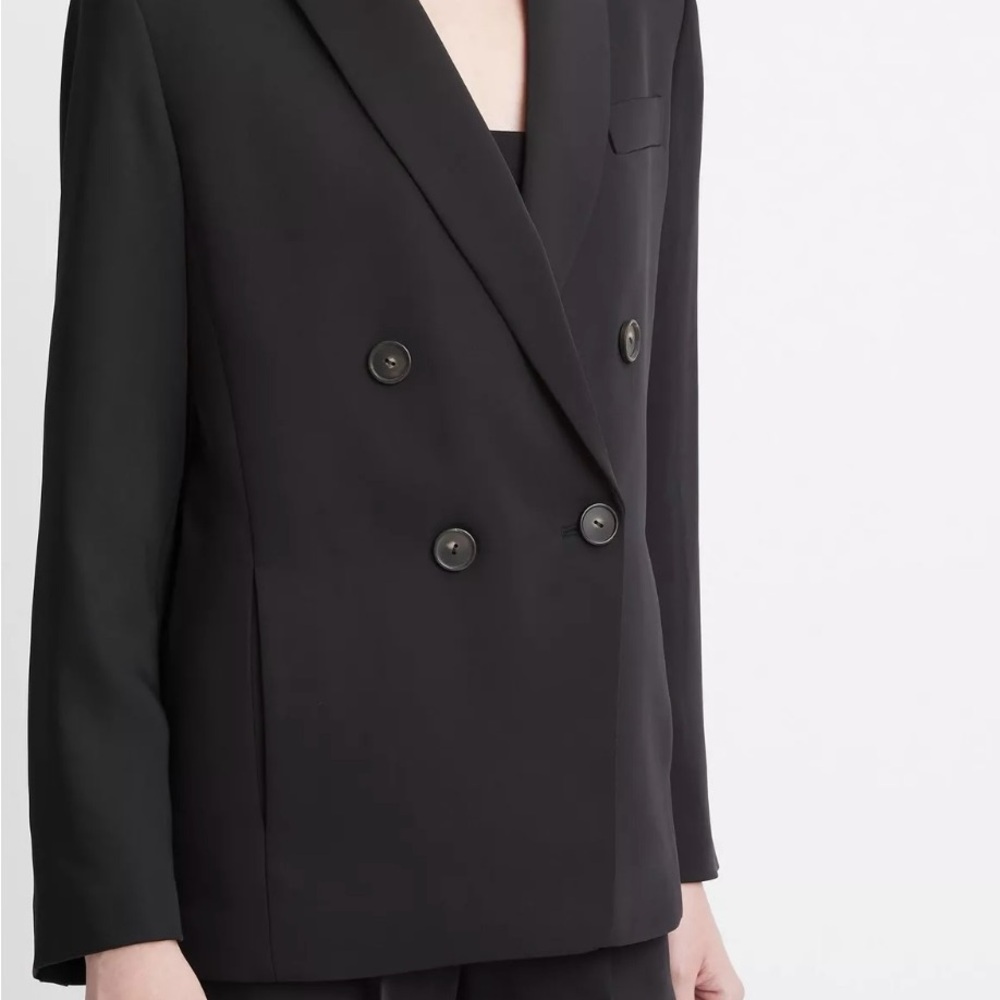 Vince Soft Double-Breasted Blazer
